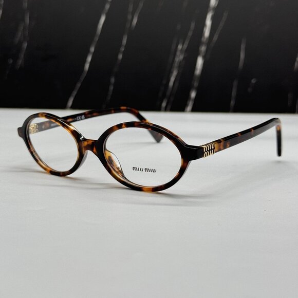 NEW MIU MIU MU01XV VAU1O1 OVAL WOMEN EYEGLASSES MU 01XV VAU1O1, VMU 01X VAU1O1 - Picture 5 of 11